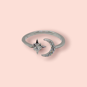 Silver Luna Ring