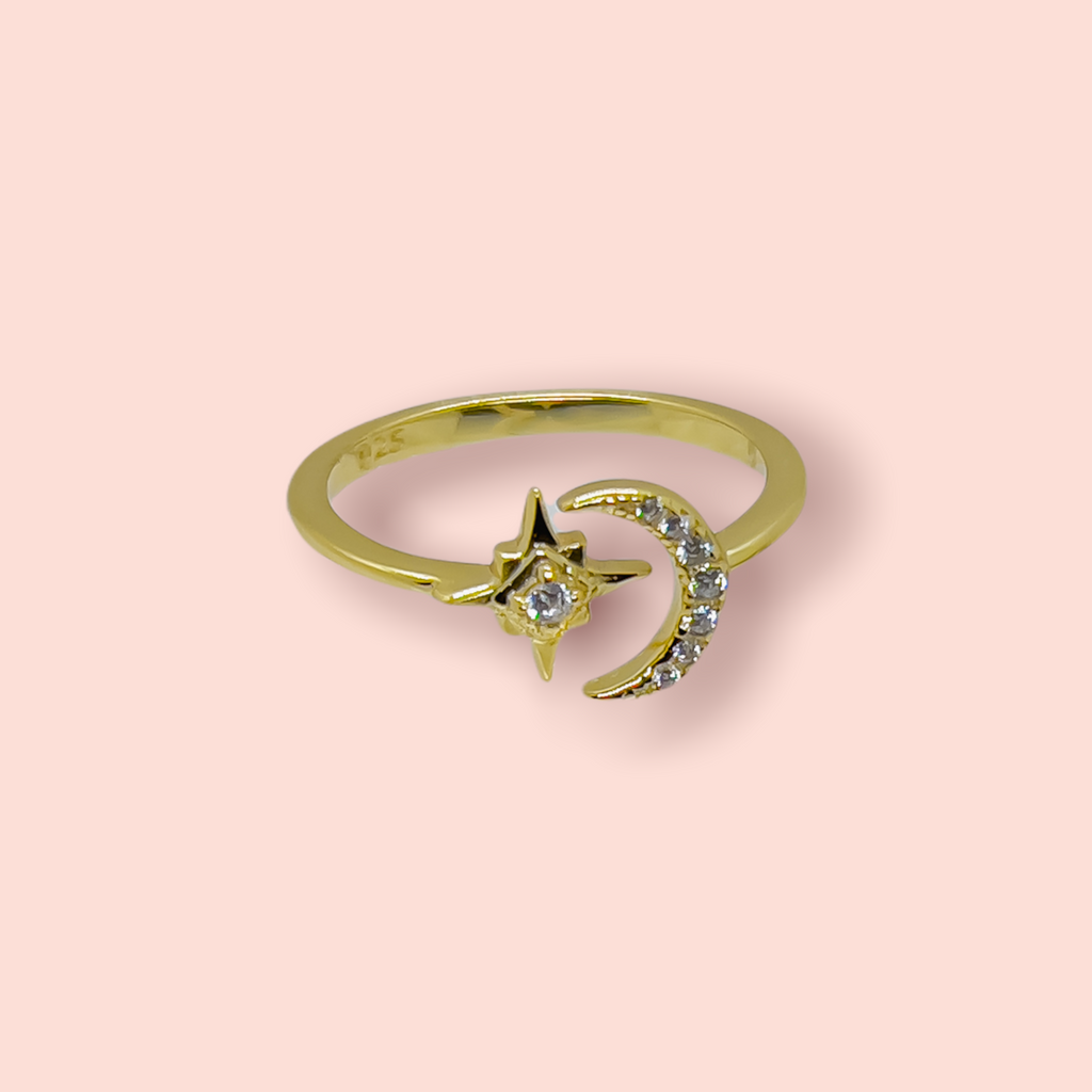 Gold Luna Ring